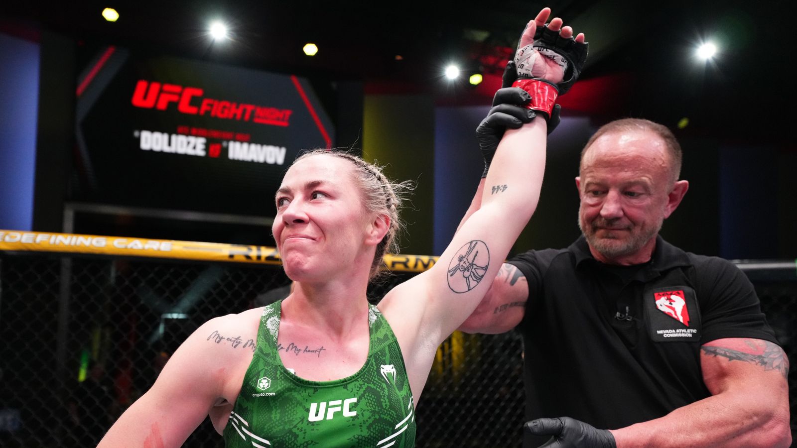 ‘Meatball’ Molly McCann beats Diana Belbita via submission at UFC Fight Night 235 in Las Vegas | WWE News ‘Meatball’ Molly McCann beats Diana Belbita via submission at UFC Fight Night 235 in Las Vegas | WWE News