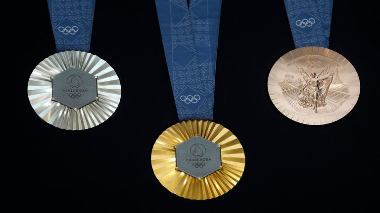 Olympic medals for Paris 2024 revealed – incorporating pieces of original iron from the Eiffel Tower | Olympics News