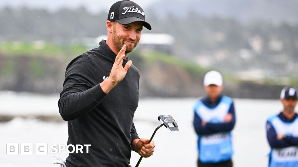 Pebble Beach Pro-Am: Wyndham Clark shoots 60 to set new course record