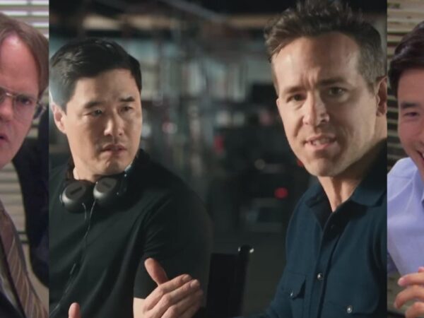 Ryan Reynolds and ‘John Krasinski’ Recreate Famous ‘The Office’ Prank With Randall Park in Super Bowl Ad