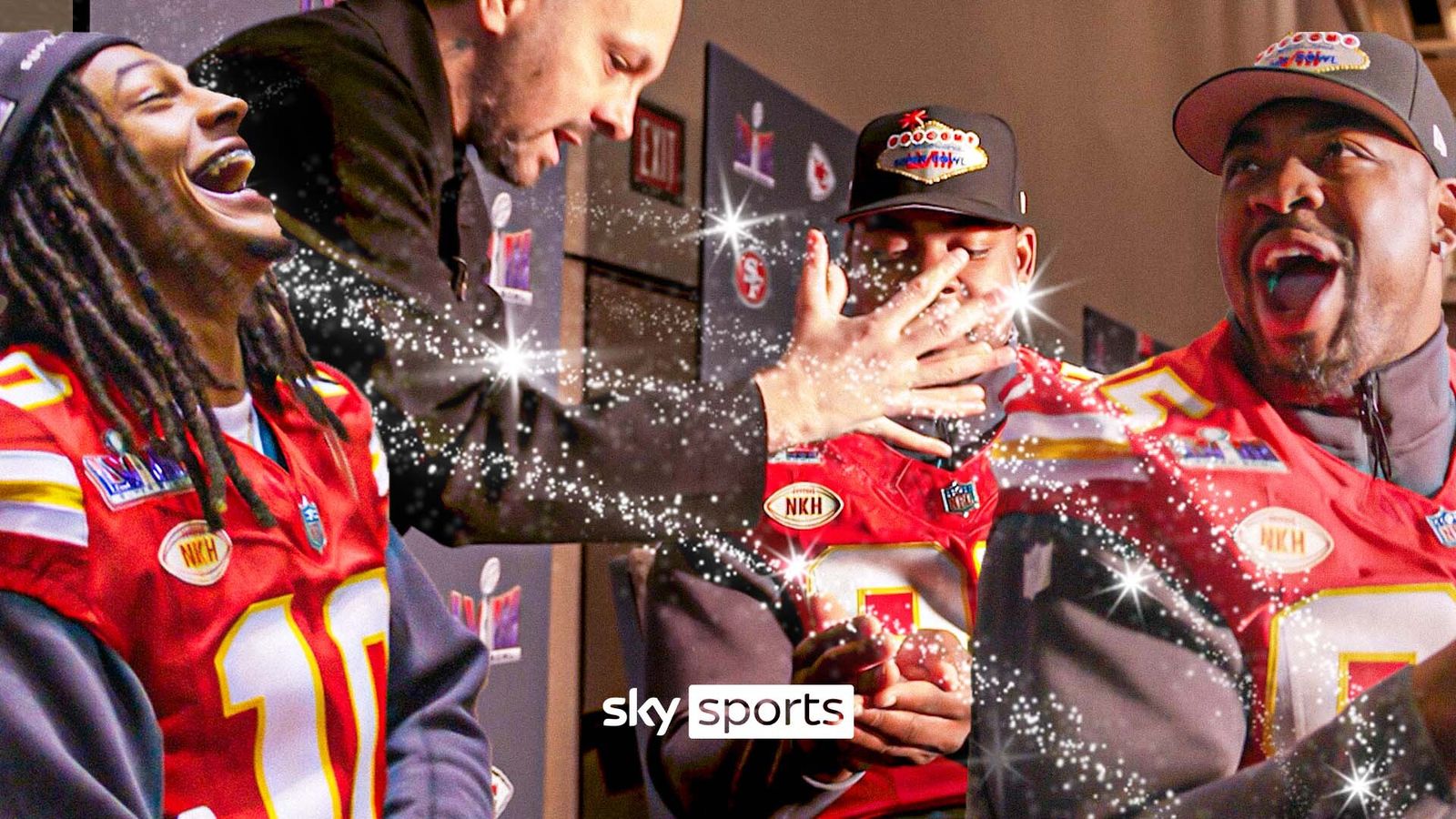 'This is crazy!' | Steven Frayne magic shocks Chiefs ahead of Super Bowl 'This is crazy!' | Steven Frayne magic shocks Chiefs ahead of Super Bowl