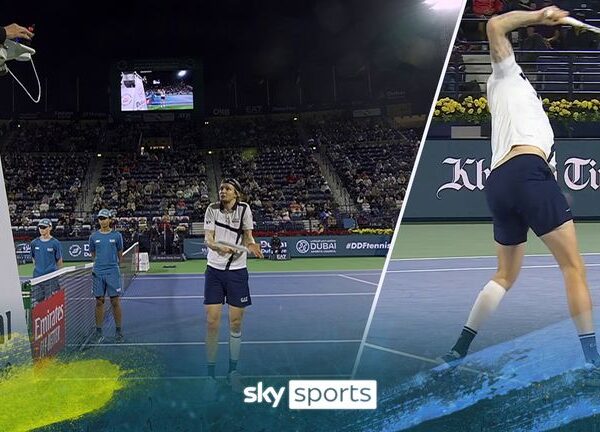 Andrey Rublev disqualified for screaming in the face of a line judge at the Dubai Tennis Championships | Tennis News Andrey Rublev disqualified for screaming in the face of a line judge at the Dubai Tennis Championships | Tennis News