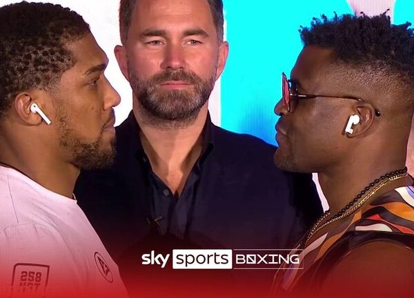 Anthony Joshua vs Francis Ngannou: Watch free live stream of weigh-in ahead Friday’s heavyweight fight | Boxing News Anthony Joshua vs Francis Ngannou: Watch free live stream of weigh-in ahead Friday’s heavyweight fight | Boxing News