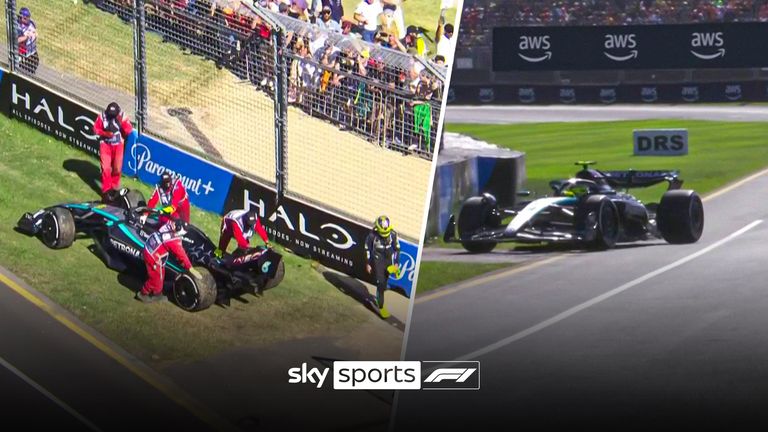 Australian GP: Carlos Sainz leads Ferrari one-two from Charles Leclerc after Max Verstappen streak ends with retirement | F1 News Australian GP: Carlos Sainz leads Ferrari one-two from Charles Leclerc after Max Verstappen streak ends with retirement | F1 News