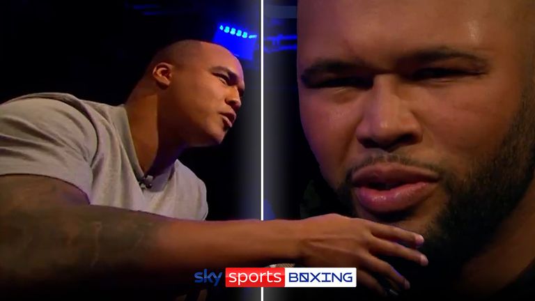 Fabio Wardley goes head-to-head with Frazer Clarke at press conference ahead of Sunday’s British heavyweight title fight | Boxing News Fabio Wardley goes head-to-head with Frazer Clarke at press conference ahead of Sunday’s British heavyweight title fight | Boxing News