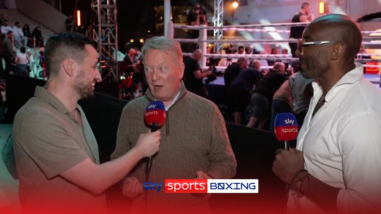 Francis Ngannou claims Anthony Joshua looks nervous ahead of fight as Joshua declares ‘talk is cheap’ | Boxing News Francis Ngannou claims Anthony Joshua looks nervous ahead of fight as Joshua declares ‘talk is cheap’ | Boxing News