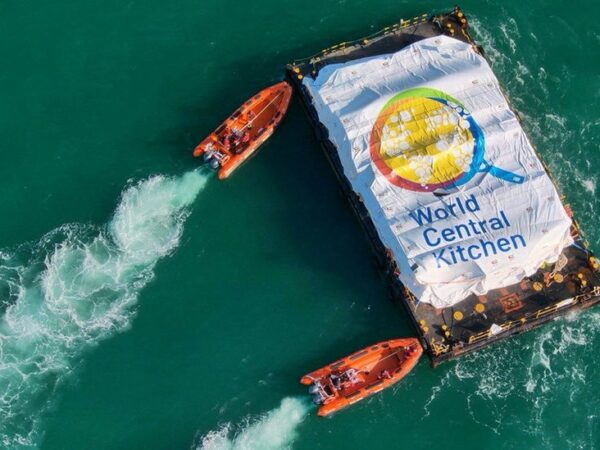 Gaza aid reaches shore in first sea delivery