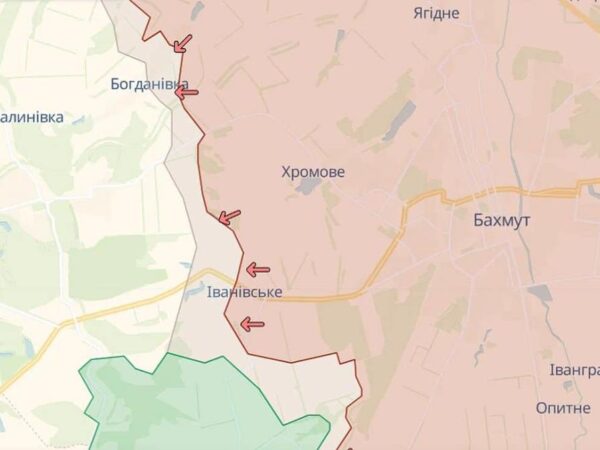 Heavy fighting underway in Ivanivske near Bakhmut, Russians attack Bohdanivka