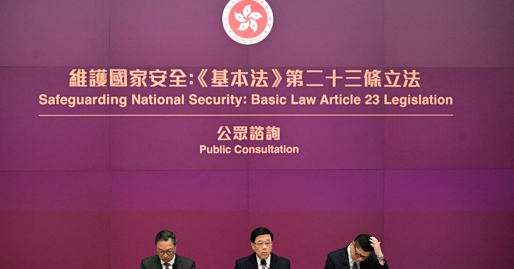 Hong Kong Pushes Strict New Security Law With Unusual Speed