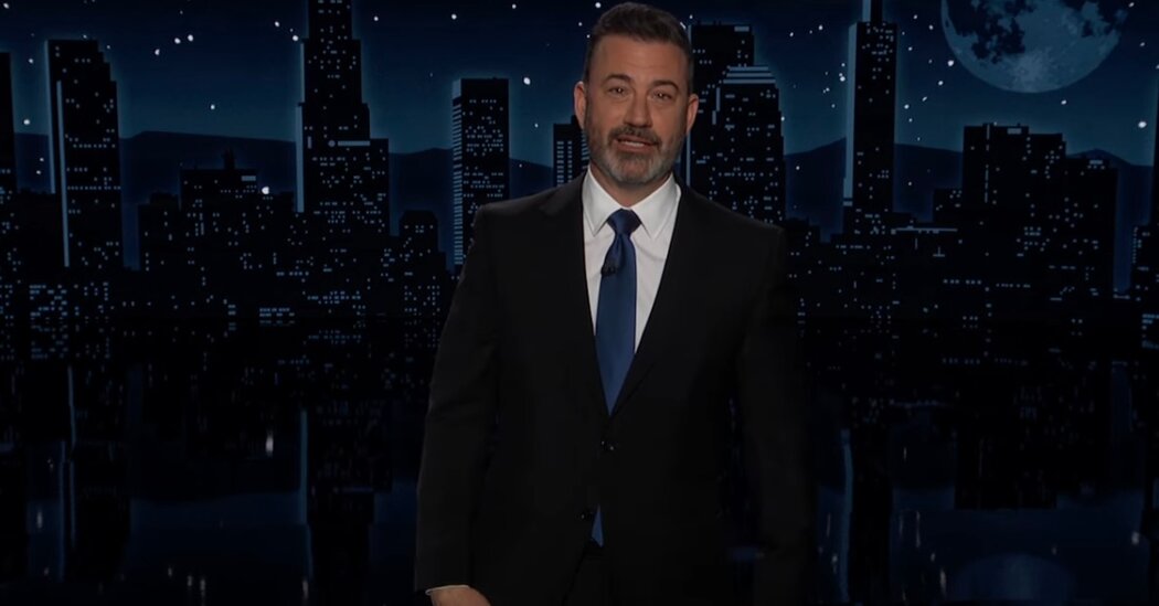 Jimmy Kimmel Gets a Kick Out of Bothering Donald Trump