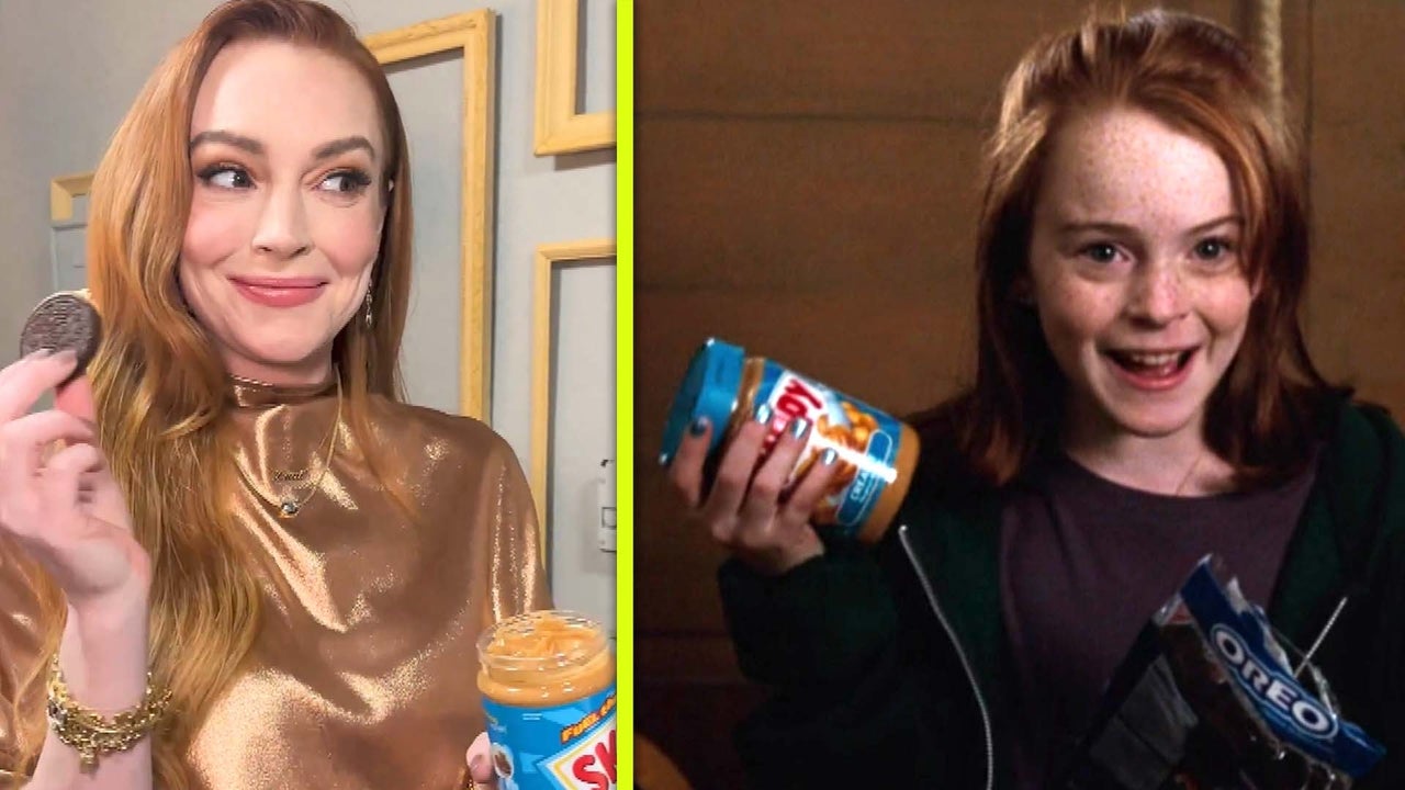 Lindsay Lohan Recreates Classic ‘Parent Trap’ Scene Lindsay Lohan Recreates Classic ‘Parent Trap’ Scene