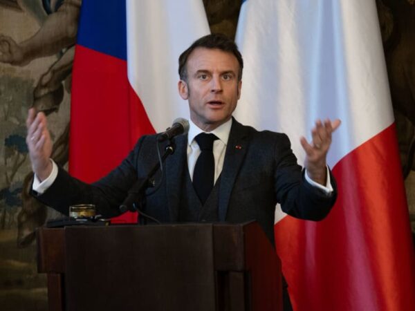 Macron says Europeans need to be resolute in face of Ukraine war