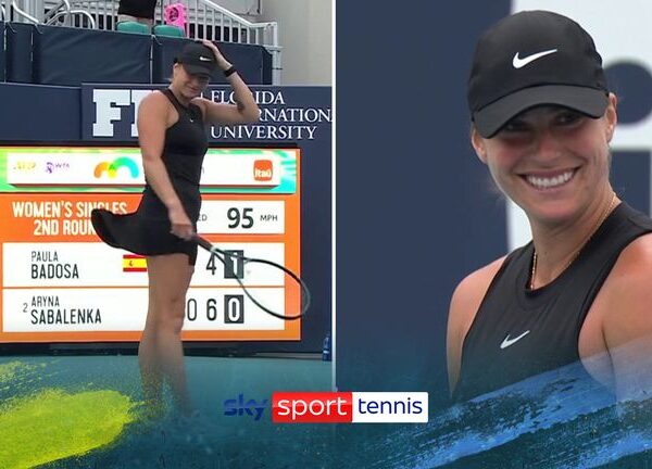 Miami Open: Aryna Sabalenka beats Paulo Badosa after emotional week following death of former boyfriend Konstantin Koltsov | Tennis News