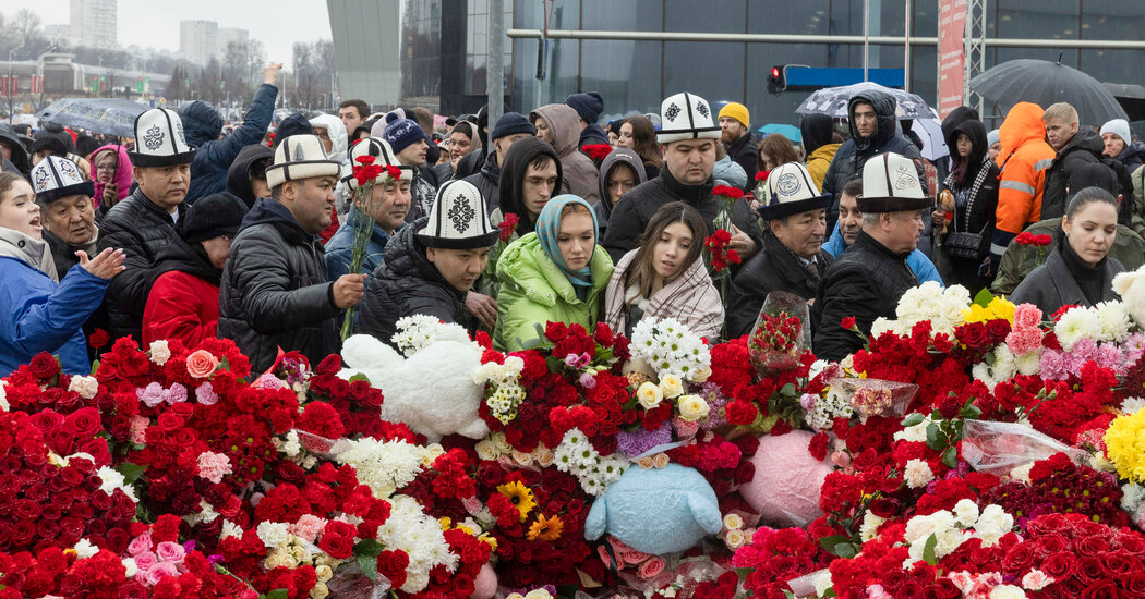 Moscow Concert Hall Shooting Updates: Russia Observes Day of Mourning for Victims