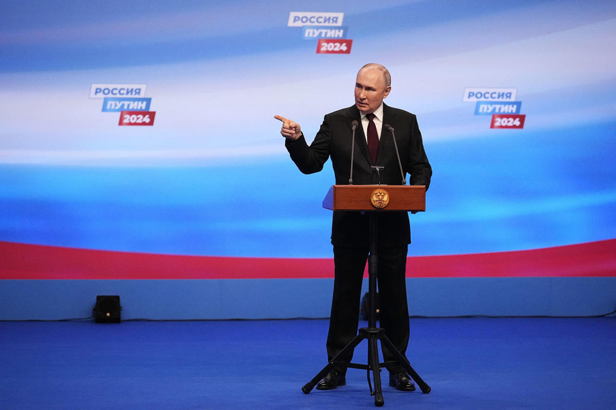 Putin extends his rule over Russia, claiming landslide win after election with no real opposition