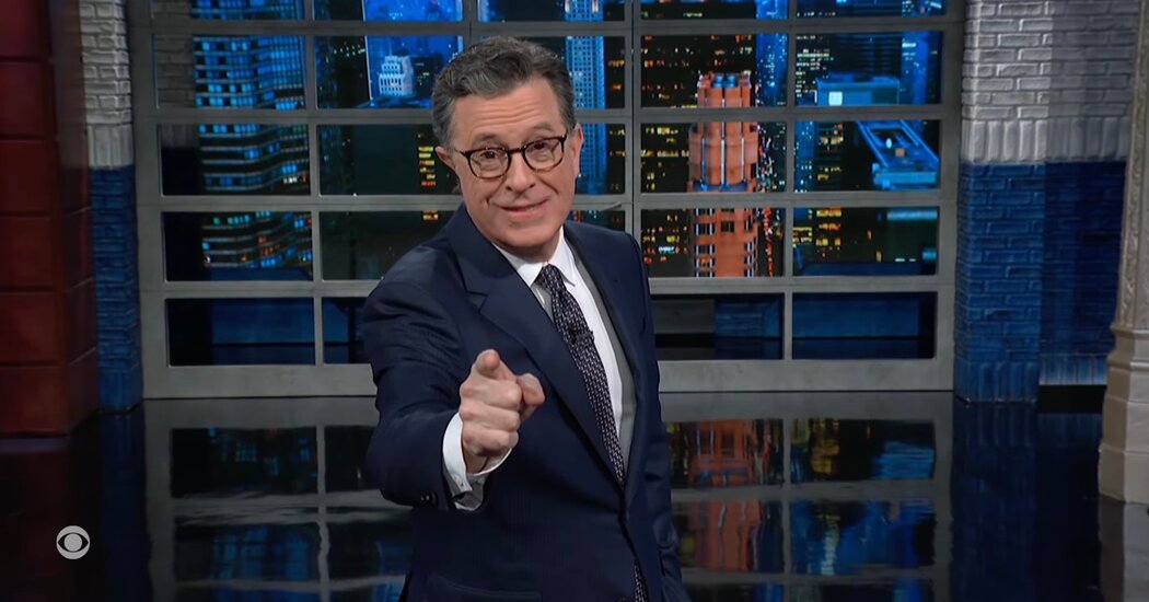 Stephen Colbert Recaps the Ronna McDaniel Drama at NBC