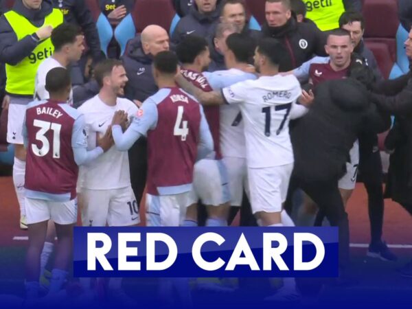 Tempers flare after 'ugly' McGinn challenge sees straight red