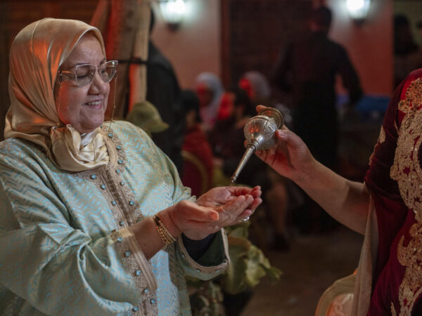 The scent of orange blossoms is bringing the world to a spring tradition in Morocco