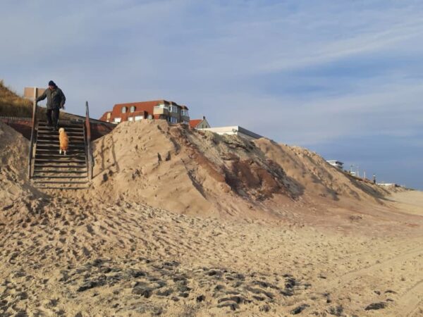 Winter storms leave Germany’s North Sea island beaches without sand