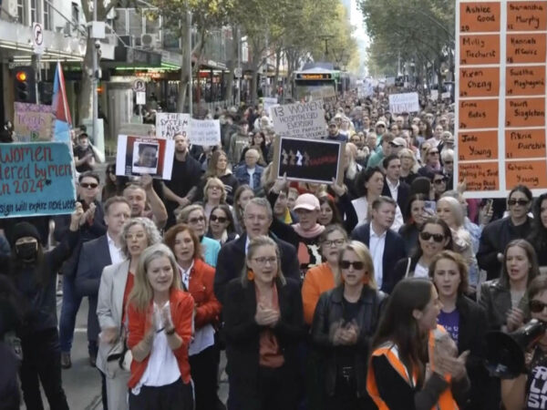 Australian prime minister describes domestic violence as a ‘national crisis’ after protests