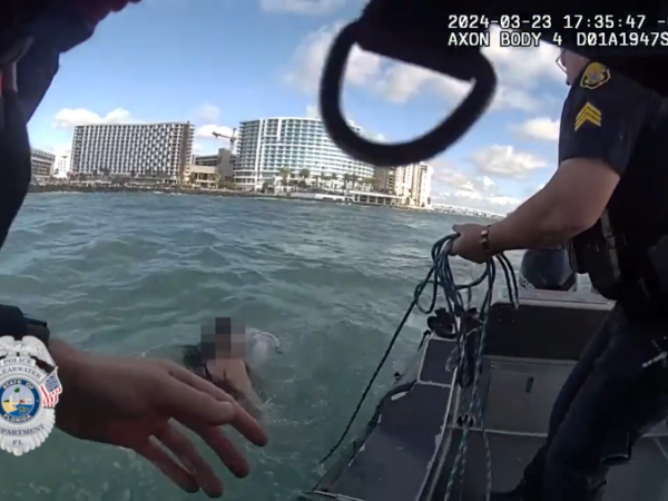 Clearwater police rescue woman struggling in Gulf of Mexico
