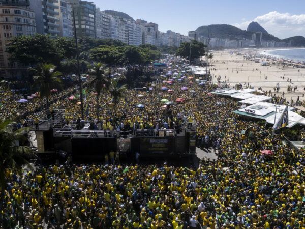 Conservative Brazilians laud Elon Musk at rally in support of ex-president Bolsonaro