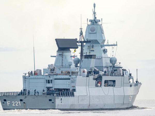 German frigate fends off attack on civilian ship in Red Sea