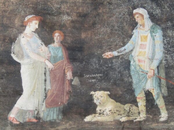 In Ancient Pompeii, Fresco Dining Room With Trojan Decor Offers New Insights