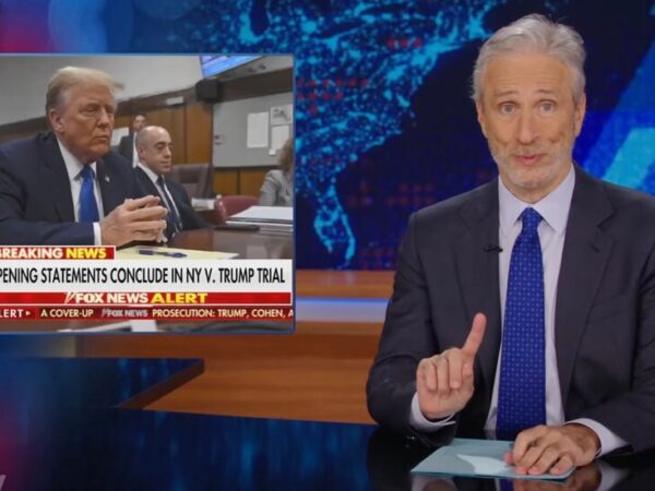 Jon Stewart Slams the Media for Coverage of Trump Trial