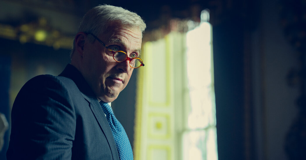 Rufus Sewell Plays a Gasping Prince Andrew in ‘Scoop’