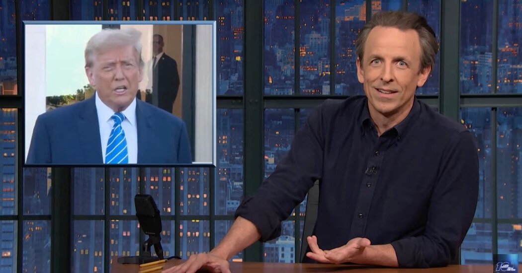 Seth Meyers Slams Trump’s  Million Fund-raiser