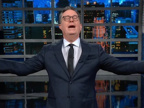 Stephen Colbert Says Trump’s ‘April Trials Bring Me Smiles’