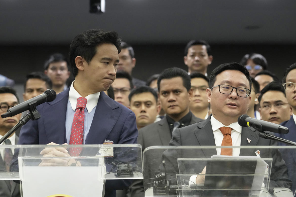 Thailand’s Constitutional Court says it will rule on whether to dissolve popular Move Forward party