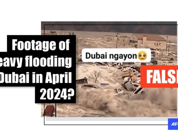Video shows 2011 Japan tsunami, not Dubai floods