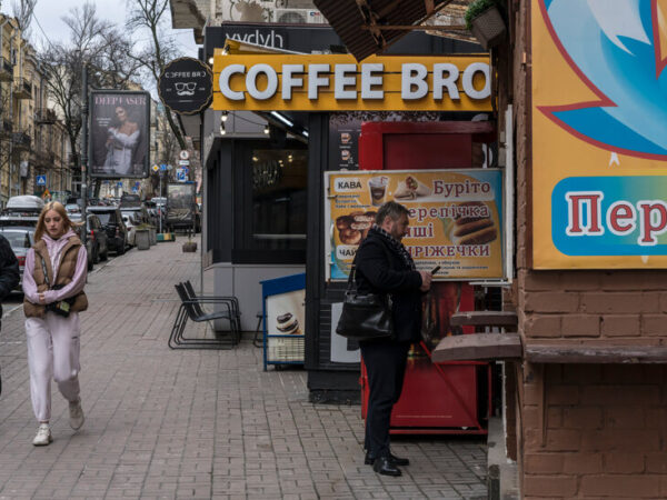 War or No War, Ukrainians Aren’t Giving Up Their Coffee