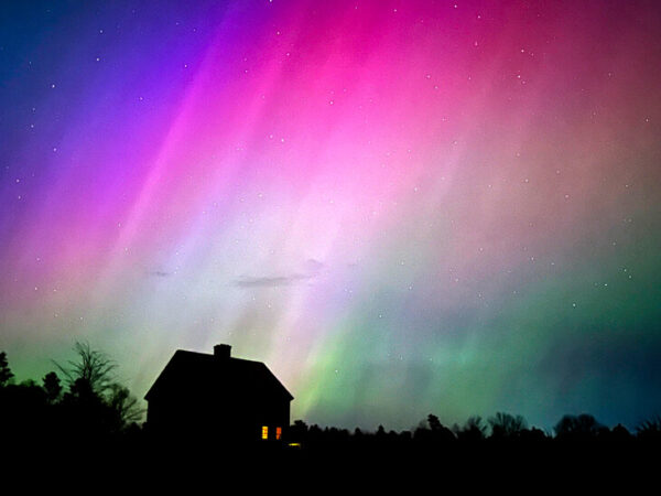 A Solar Storm Lights Up the Night Sky