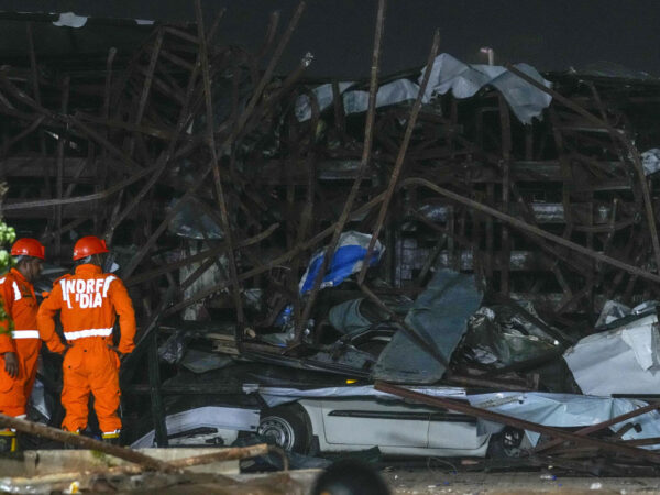 Billboard collapses onto people in Mumbai, India, killing at least 14 but others may be trapped