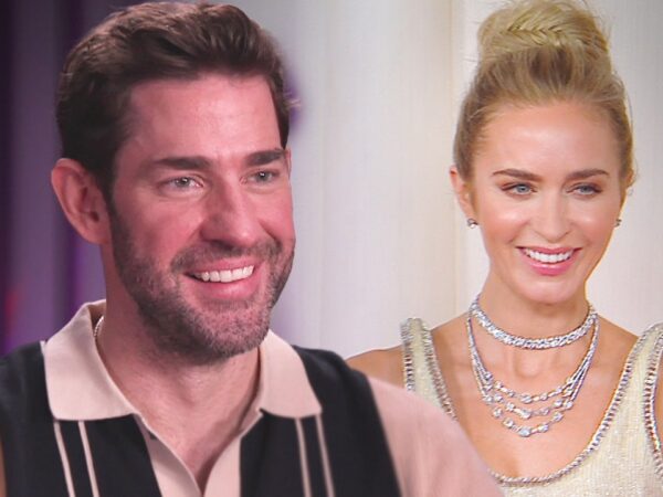 John Krasinski Says Emily Blunt Got a Head Start in Impressing Their Kids With Family-Friendly Roles