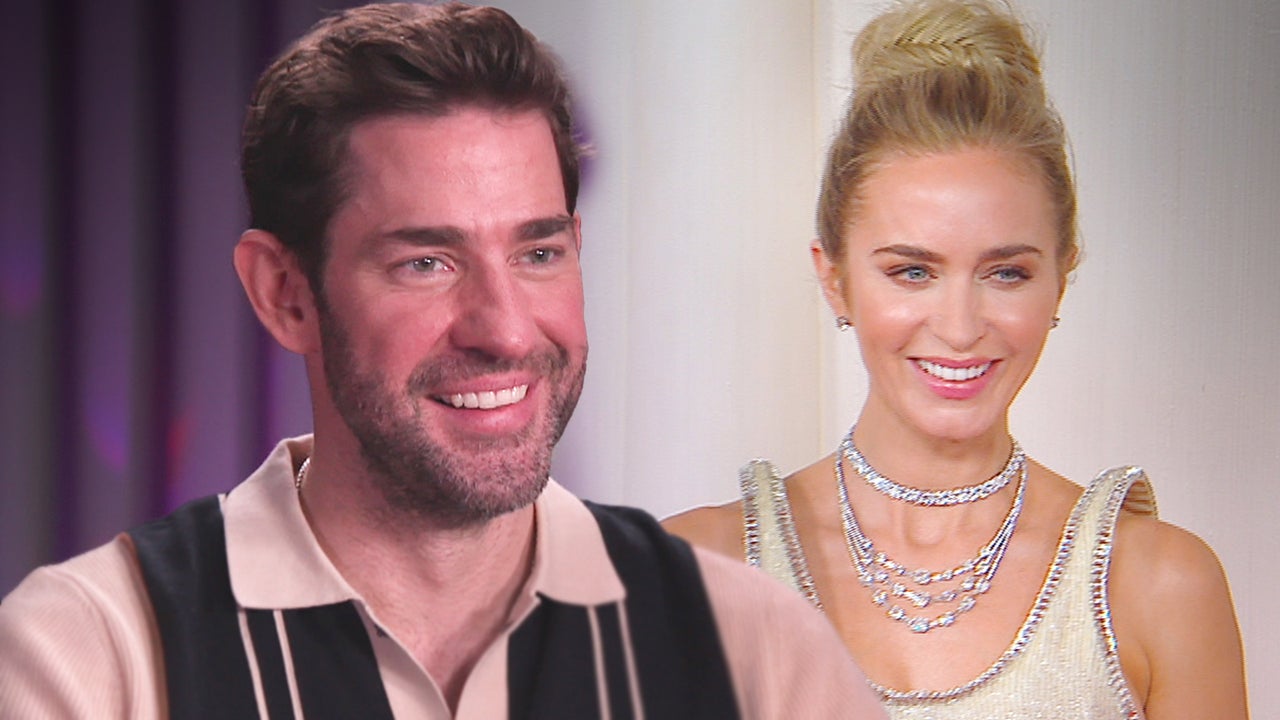 John Krasinski Says Emily Blunt Got a Head Start in Impressing Their Kids With Family-Friendly Roles