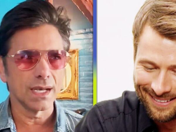 John Stamos on Shower Scene With Glen Powell (Exclusive)