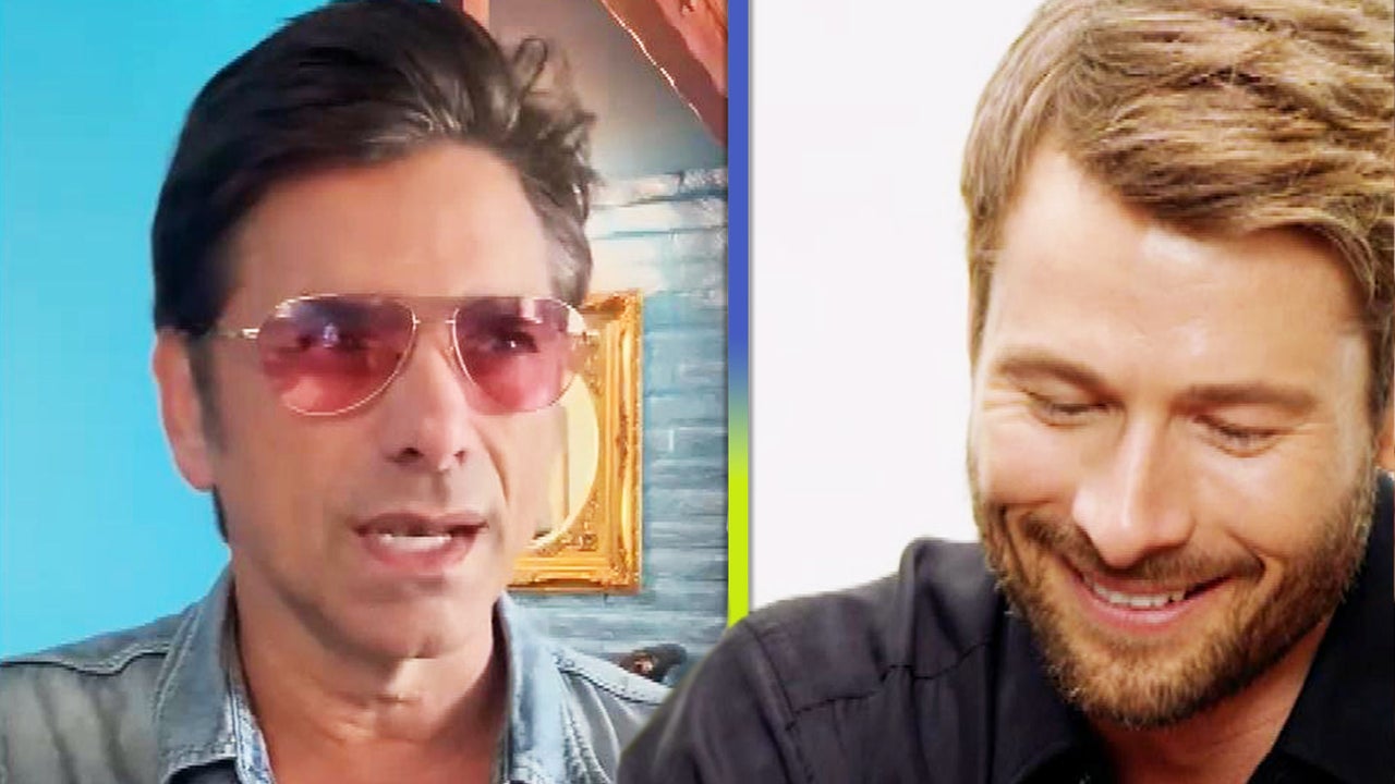 John Stamos on Shower Scene With Glen Powell (Exclusive)