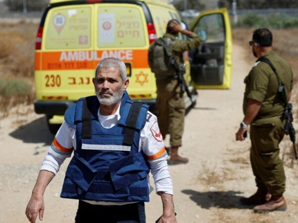 Kerem Shalom crossing as Hamas fires rockets from Gaza