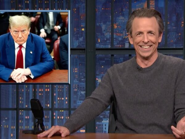 Seth Meyers Mocks Donald Trump for Falling Asleep in Court Again