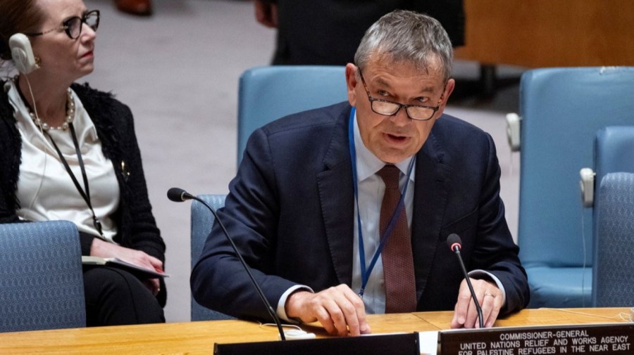 UN Palestinian aid agency says Israelis set fire to headquarters