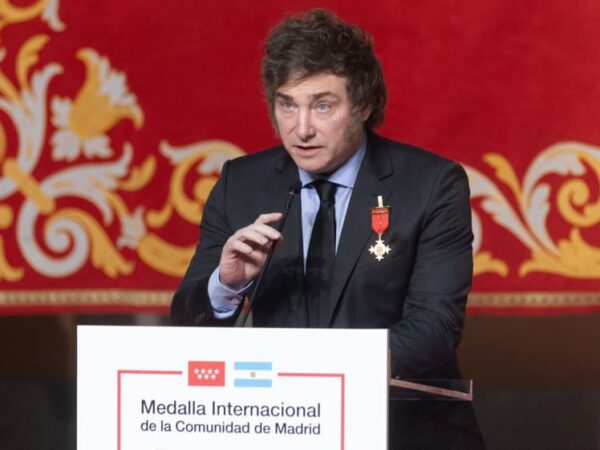 Argentina’s President Milei to receive award in Germany amid protests