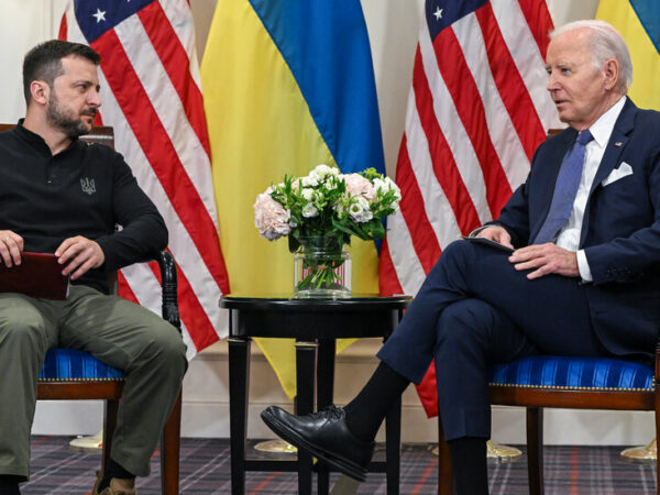 Biden Meets With Zelensky in France