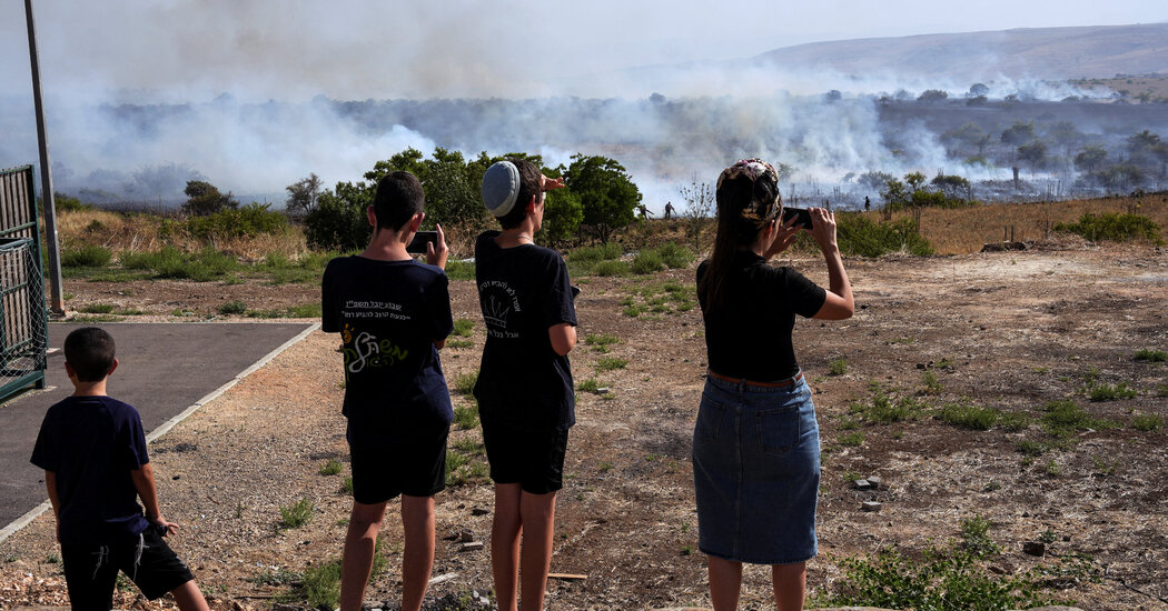 Israel and Hezbollah Trade Attacks Across Border: Gaza War Live Updates