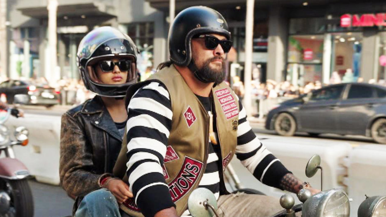 Jason Momoa and Daughter Lola Take Motorcycle Ride to ‘The Bikeriders’ Premiere