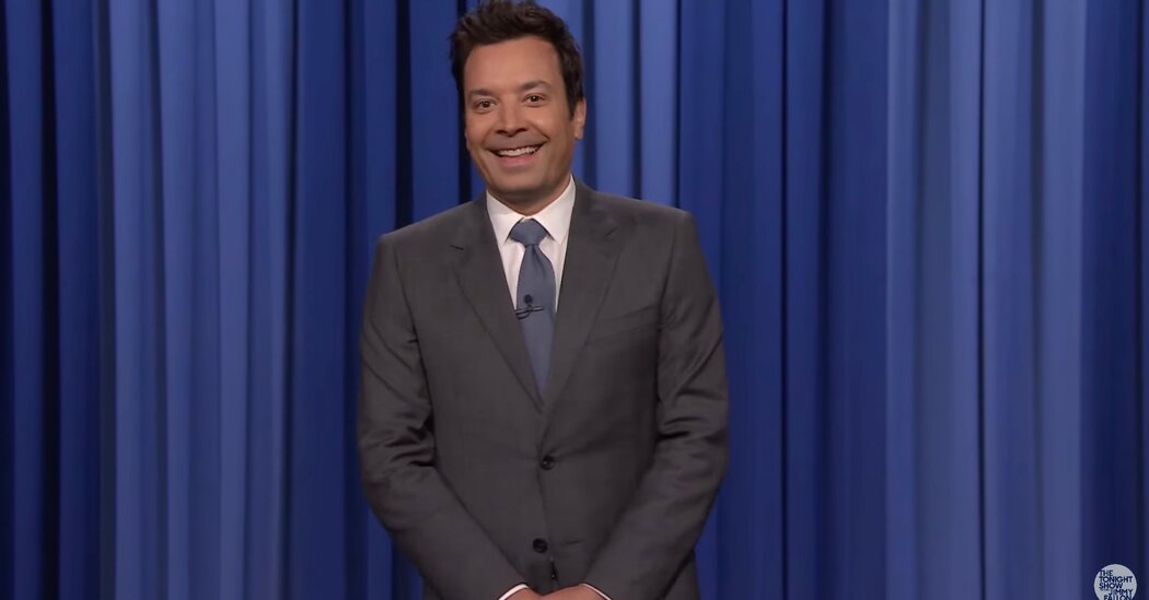 Jimmy Fallon Tracks Biden’s Summer Abroad