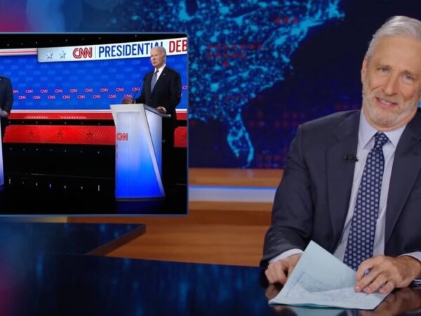 Jon Stewart Is a Little Stressed Out About That Debate